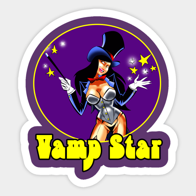 Vamp Star - Wicked City Radio Sticker by atomicsnackbar